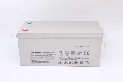 Batterie solaire au gel 12V200ah fabriquée en Chine