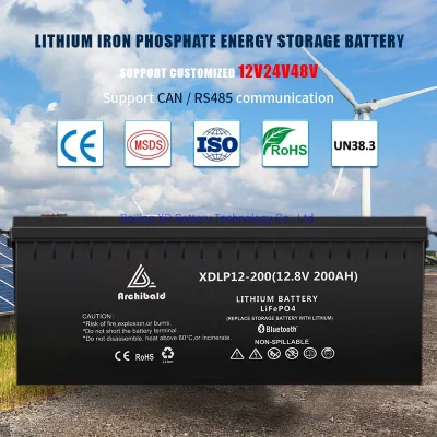 Chine prix d'usine batterie au lithium 12.8V 200ah batterie LiFePO4 12V batterie au lithium fer phosphate pour vélo électrique, lumières, solaire, alimentation de secours